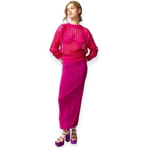 UO Dominique Maxi Skirt— Size Small/ Plum